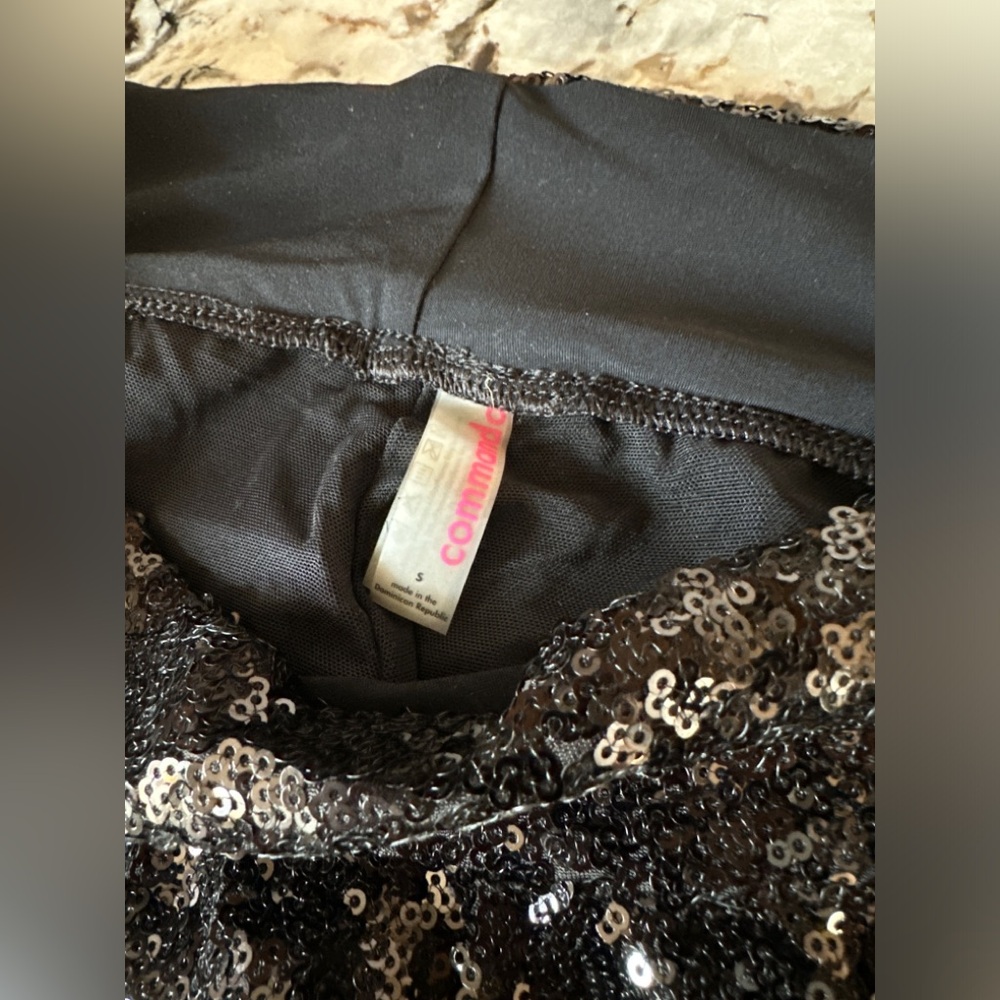 Commando Sequin Jogger Black Size Small - image 5